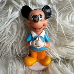 SUPER RARE Disney Mickey Mouse rubber figurine
